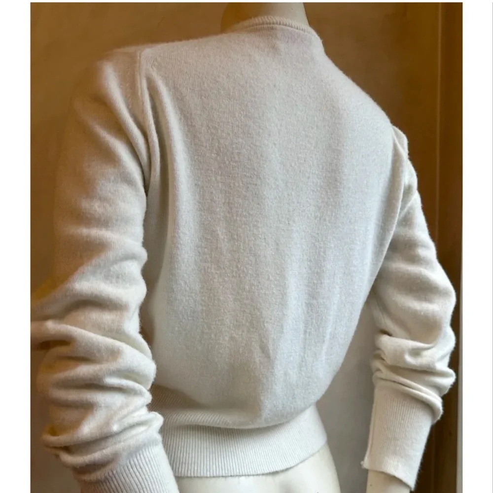 Schiaparelli vintage embellished cashmere cardigan, circa 1950s - Picture 8 of 11